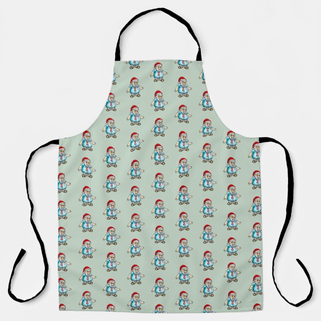 Santa Claus in Sandals Apron (Front)