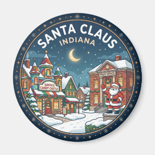 SANTA CLAUS Indiana Magnet