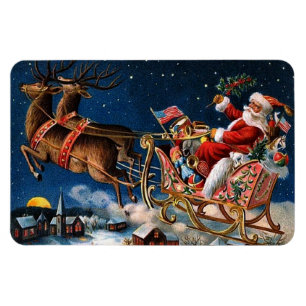 Santa Claus is Comming to Town Magnet