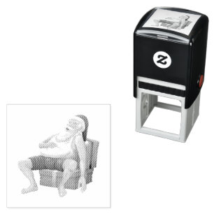 Santa Claus is taking a break Self-inking Stamp