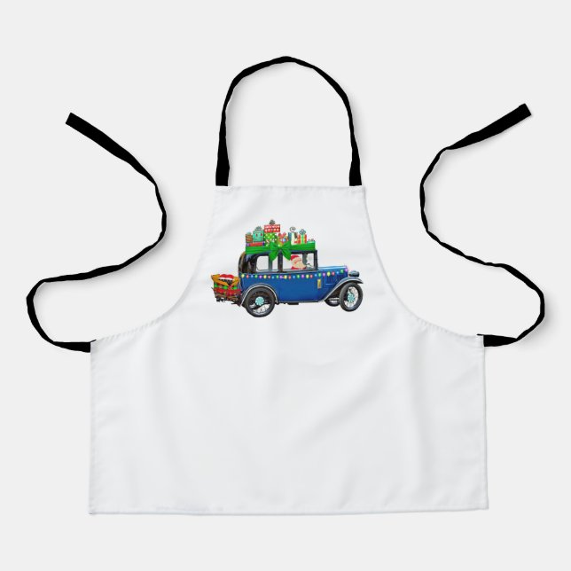 Santa Claus Jalopy Apron (Front)