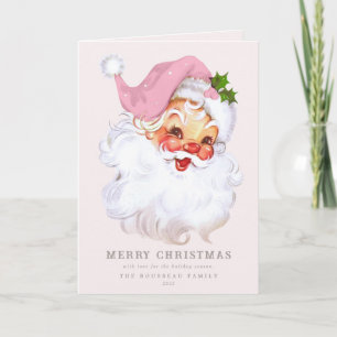 Santa Claus Jolly Family/Corporate Holiday Card