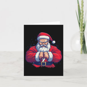 Santa Claus Karate - Japan Martial Arts Christmas Card