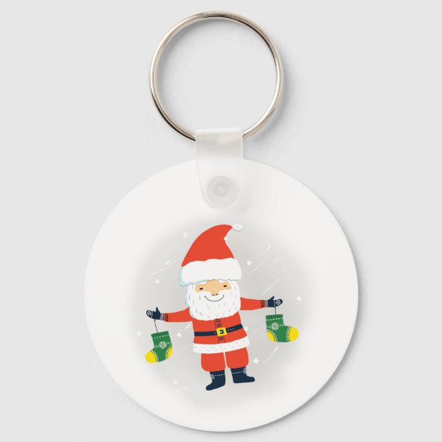 Santa Claus Keychain (Front)