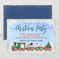 Santa Claus Kids Christmas Train Holiday Party