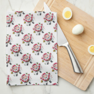 Santa Claus Kitchen Towel