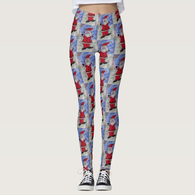Santa Claus Leggings (Front)