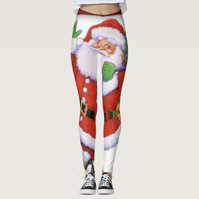 Santa Claus  Leggings (Front)