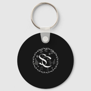 Santa Claus Logo Design Keychain