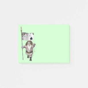 Santa Claus Loves Playing  Poker Post-it Notes