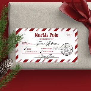 Santa Claus Mail North Pole Christmas