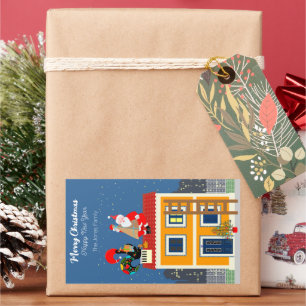 Santa Claus meets the Portuguese Rooster Sticker
