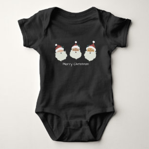 Santa Claus Merry Christmas Baby Bodysuit