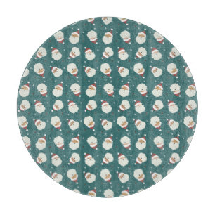 Santa Claus Merry Christmas Cutting Board