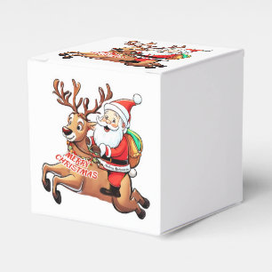 Santa Claus Merry Christmas Favor Box