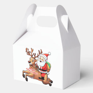Santa Claus Merry Christmas Favor Box