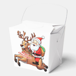 Santa Claus Merry Christmas Favor Box