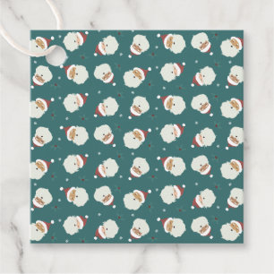 Santa Claus Merry Christmas Favour Tags