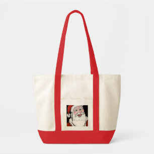 Santa Claus Merry Christmas Impulse Tote Bag