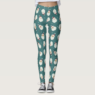 Santa Claus Merry Christmas Leggings