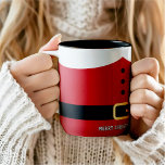 Santa Claus Merry Christmas Mug<br><div class="desc">Red and white Santa Claus suit Merry Christmas coffee mug. Great holiday party kitchen decor.</div>