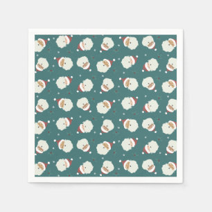 Santa Claus Merry Christmas Napkin