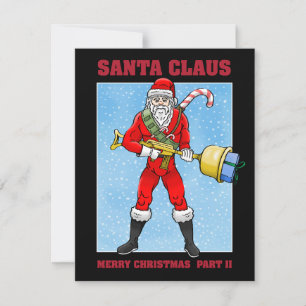 Santa Claus Merry Christmas Part 2 Christmas Card