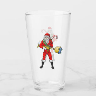 Santa Claus Merry Christmas Part 2 Glass