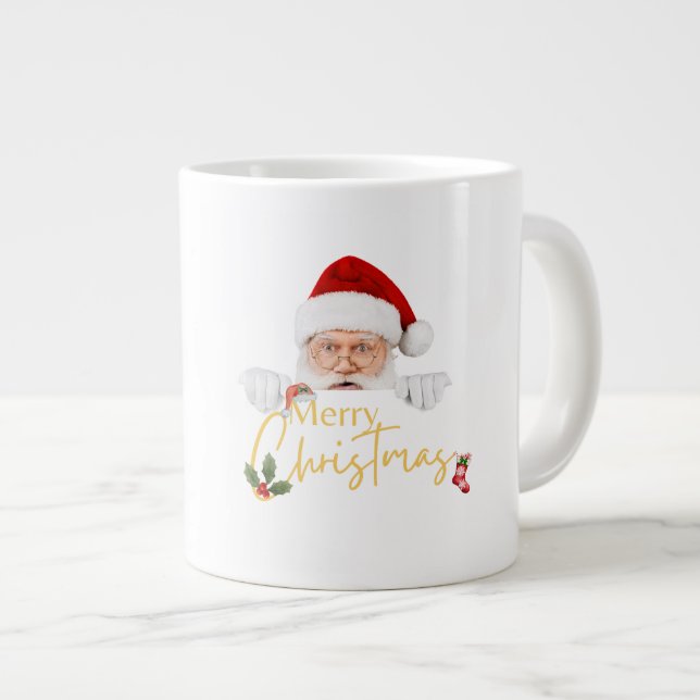 Santa Claus Merry Christmas Specialty Mug (Front Right)