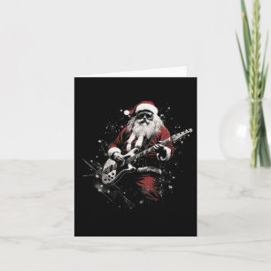 Santa Claus Merry Christmas Xmas Rocking Music Gui Card