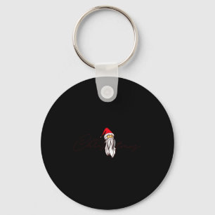 Santa Claus Merry Xmas Merry Christmas Happy New Y Keychain