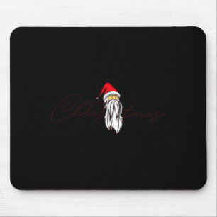 Santa Claus Merry Xmas Merry Christmas Happy New Y Mouse Pad
