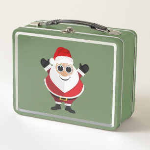Santa Claus  Metal Lunch Box