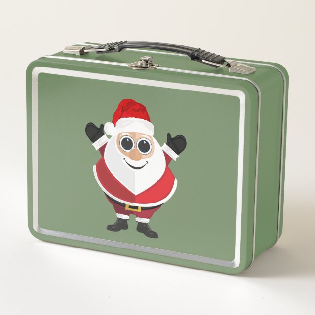 Santa Claus  Metal Lunch Box (Front)