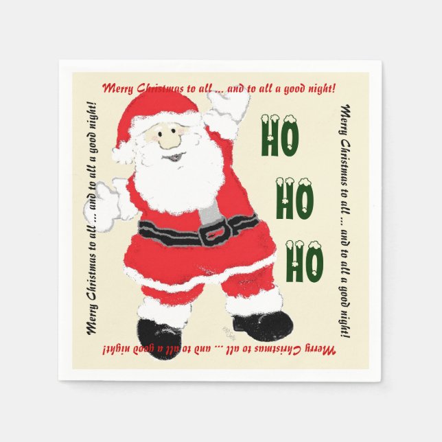 Santa Claus Napkin (Front)