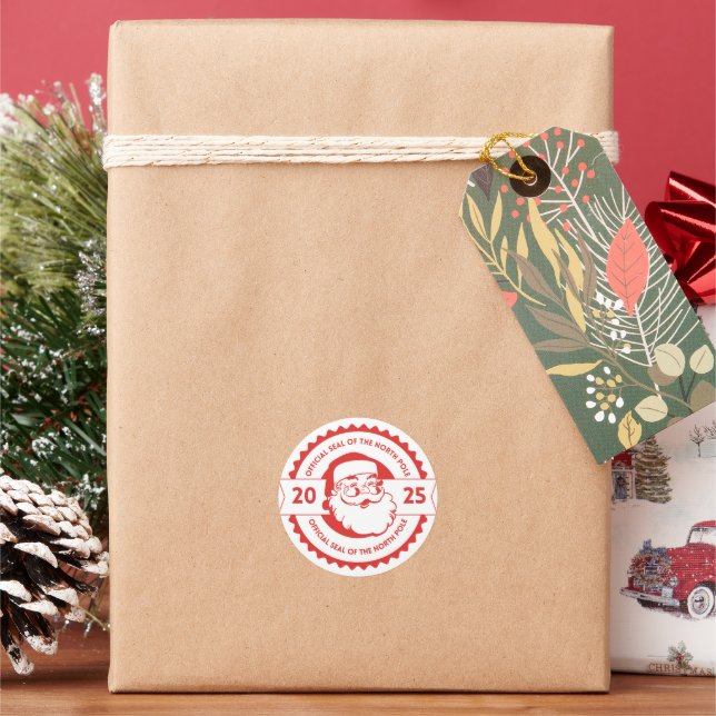 Santa Claus & New Year 2025 Sticker  (Holiday)
