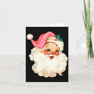 Santa Claus Nk Christmas Face Old Xmas Vintage Nk  Card