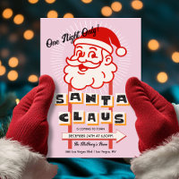 Santa Claus One night only Sign