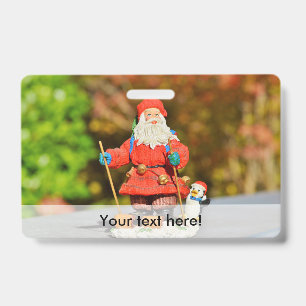 Santa Claus ornament Badge
