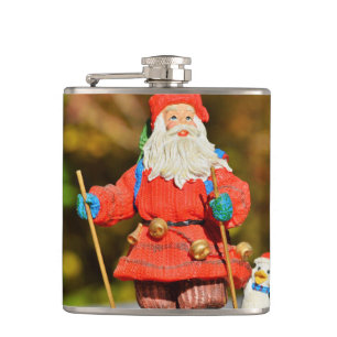 Santa Claus ornament Hip Flask