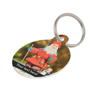 Santa Claus ornament Pet Tag