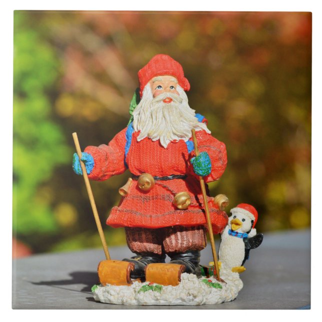 Santa Claus ornament Tile (Front)