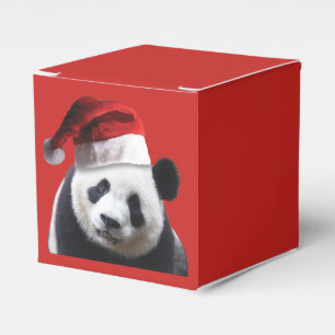 Santa Claus Panda Bear Favor Box