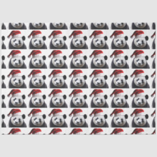 Santa Claus Panda Bear Tissue Paper