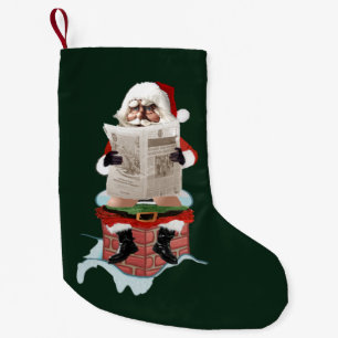 Santa Claus "Party Pooper" Christmas Stocking