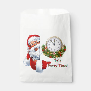 Santa Claus Party Time Favour Bag