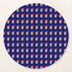 Santa Claus Pattern Coaster