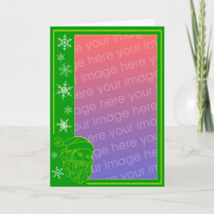 Santa Claus Personalised Greetings Card