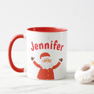 Santa Claus Personalize Christmas Coffee Mug