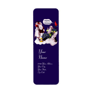 SANTA CLAUS, PETITE ANGEL & MERLIN Noël
